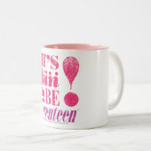 Fun. 2 B 17-Magenta Tweekleurige Koffiemok (Voorkant rechts)