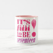 Fun. 2 B 17-Magenta Tweekleurige Koffiemok (Center)