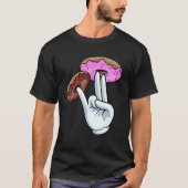 Fun. 2 in roze 1 in de roze kerst t-shirt (Voorkant)