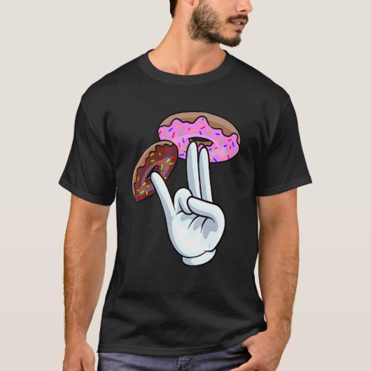 Fun. 2 in roze 1 in de roze kerst t-shirt (Voorkant)