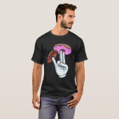 Fun. 2 in roze 1 in de roze kerst t-shirt (Voorkant volledig)