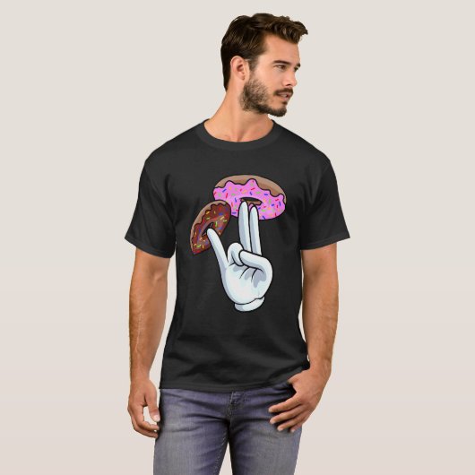 Fun. 2 in roze 1 in de roze kerst t-shirt (Voorkant volledig)