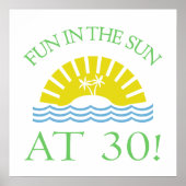 Fun 30th Birthday Gifts Poster (Voorkant)