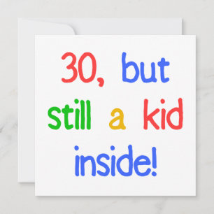 Fun 30th Birthday Humor Kaart