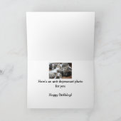 Fun 30th Birthday Kitten Cat Animal Humor Kaart (Binnen)