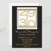Fun 30th Birthday Party Invitation Kaart (Voorkant / Achterkant)