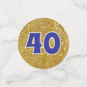 FUN 40e Klas Reünie Tafelconfetti Confetti (Kleine voorkant)