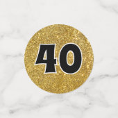 FUN 40e Klas Reünie Tafelconfetti Confetti (Kleine voorkant)