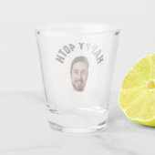 Fun 40th Birthday CUSTOM-TEKST Foto Shot Glas (Achterkant)