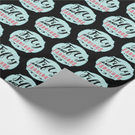 Fun 50 en Fabulous Birthday Gift Wrap Cadeaupapier