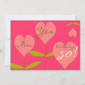 Fun, 50e verjaardag Uitnodiging (Voorkant)