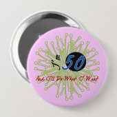 Fun 50th Birthday Party Button (Voorkant /achterkant)