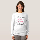 Fun 50th Woman's Birthday Quote T-shirt (Voorkant volledig)