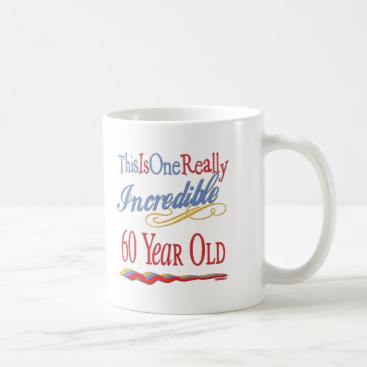 Fun 60th Birthday Gifts Koffiemok (Rechts)