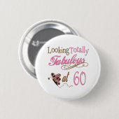Fun 60th Birthday Gifts Ronde Button 5,7 Cm (Voorkant /achterkant)