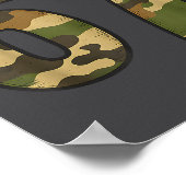 Fun 67 Six Seven Hunting Camo 6 7 Meme Gen Alpha C Poster (Hoek)