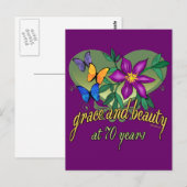 Fun 70th Birthday Gifts Briefkaart (Voorkant / Achterkant)