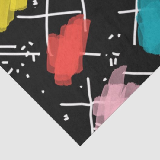 Fun. 80's geïnspireerd, helder en vet tissuepapier (Detail)