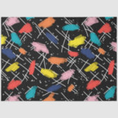 Fun. 80's geïnspireerd, helder en vet tissuepapier (Voorkant)