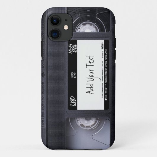 Fun  80s Retro_2 VHS tape Case-Mate iPhone Case (Achterkant)