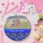 Fun 85th Birthday Party Personalized Monogram Papieren Bordje (Feest)