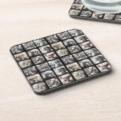 Fun 9 Photo Collage Pictures Bier Onderzetter (Linkerzijde)