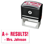 Fun "A+ RESULTATEN!" Bevestiging Rubberstempel Zelfinktende Stempel (In situ)
