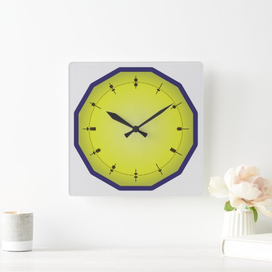 Fun Abacus Style met 12 zijden Vierkante Klok (Huis)