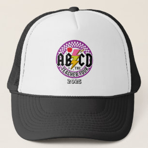 Fun ABCD Rock N Roll Teacher Gift Shirt Trucker Pet