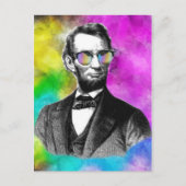 Fun Abraham Lincoln in Shades Briefkaart (Voorkant)