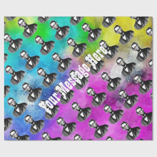 Fun Abraham Lincoln in Shades Cadeaupapier (Vlak)