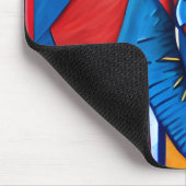 Fun Abstract Artsy Little Elephant Muismat (Hoek)