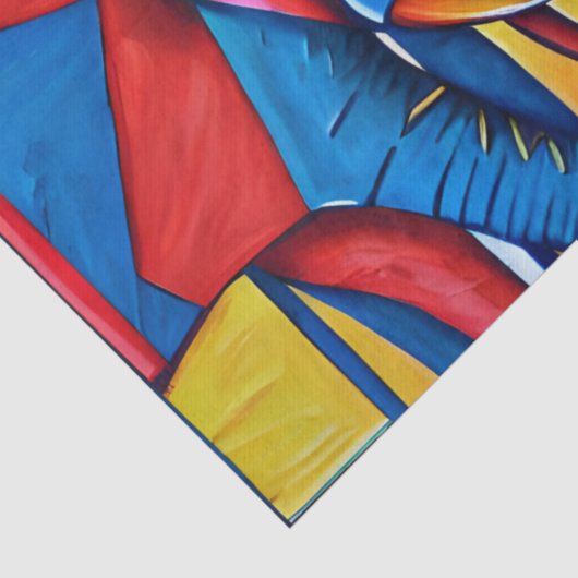 Fun Abstract Artsy Little Elephant Tissuepapier (Detail)