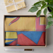 Fun Abstract Artsy Little Elephant Tissuepapier (Geschenk)