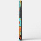 Fun, abstract, colorful phone case (Achterkant / Links)