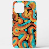 Fun, abstract, colorful phone case (Achterkant)