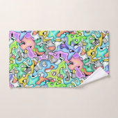 Fun Abstract Multicolor Bad Handdoek (Handdoek)