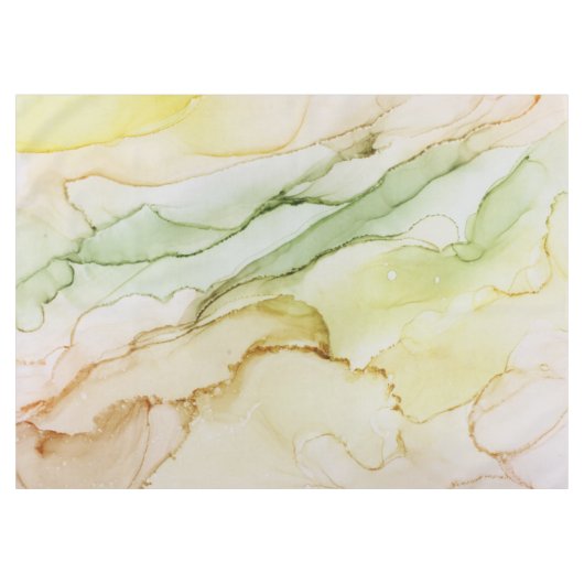 Fun Abstract pasta Green Beige Tablecloth Tafelkleed (Voorkant (Horizontaal))