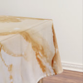 Fun Abstract pasta Green Beige Tablecloth Tafelkleed (Voorbeeld)