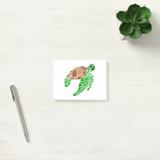 Fun Abstract Zee Turtle Post-it® Notes (Kantoor)