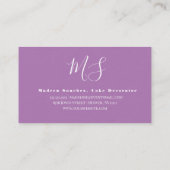 Fun Abstracte Homemade Cake Bakery Visitekaartje (Achterkant)