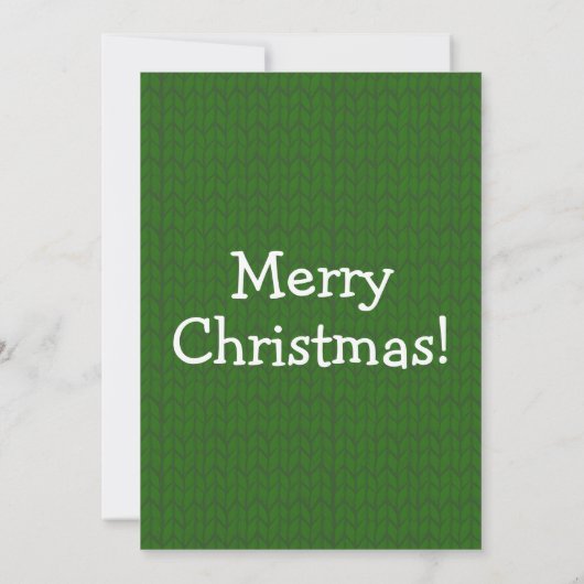 Fun Add Logo Ugly Sweater Company kerst Kaart (Achterkant)