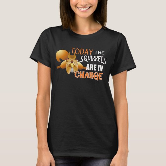 Fun ADHD Squirrel T-shirt (Voorkant)