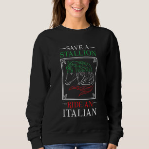Fun Adult Italy Sarcastische Humor Gezegde Joke Pu Trui