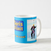 Fun-afbeelding Boris Johnson Brexit uit Europa afb Koffiemok (Voorkant rechts)