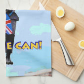 Fun-afbeelding Boris Johnson Brexit uit Europa afb Theedoek (Quarter Fold)