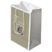 Fun African Crane Medium Cadeauzakje (Achterkant Gekanteld)