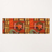 Fun African Wild Stretch Yogamat (Voorkant (horizontaal))