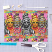 Fun Afrikaanse Mode Tissuepapier (Craft)