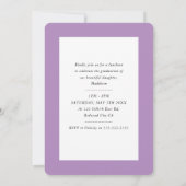 FUN AFSTUDEERDER chic foto moderne typografie roze Kaart (Achterkant)